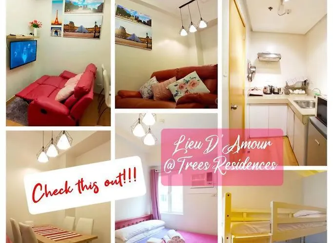 George 2br Netflix Pool Wi-fi Trees Residences Qc Apartment Manila